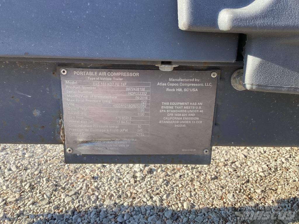 Atlas Copco XAS 185 Компресори