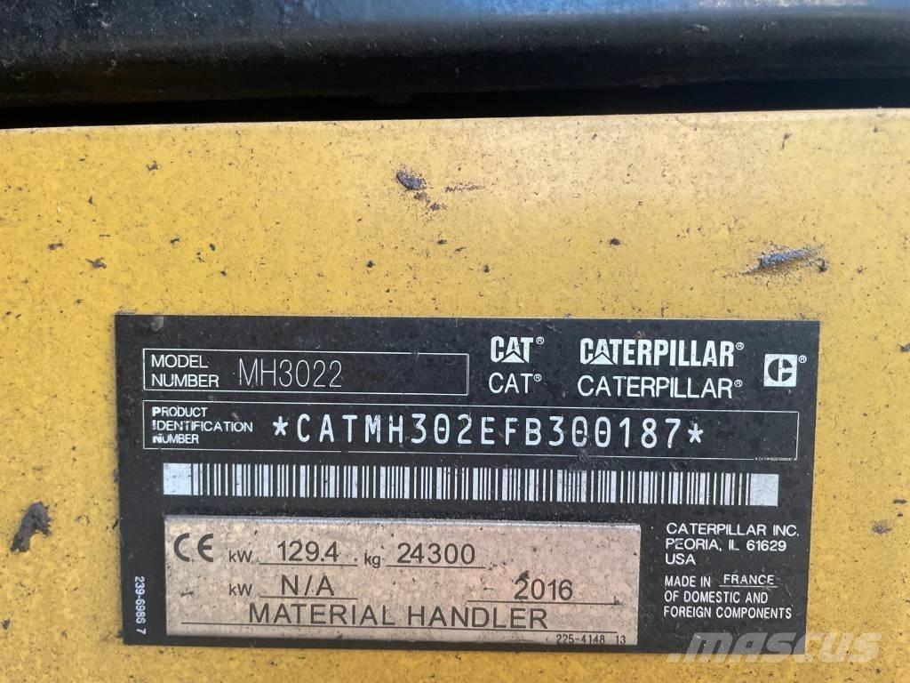 CAT MH 3022 Оператори на отпадъци/индустрия
