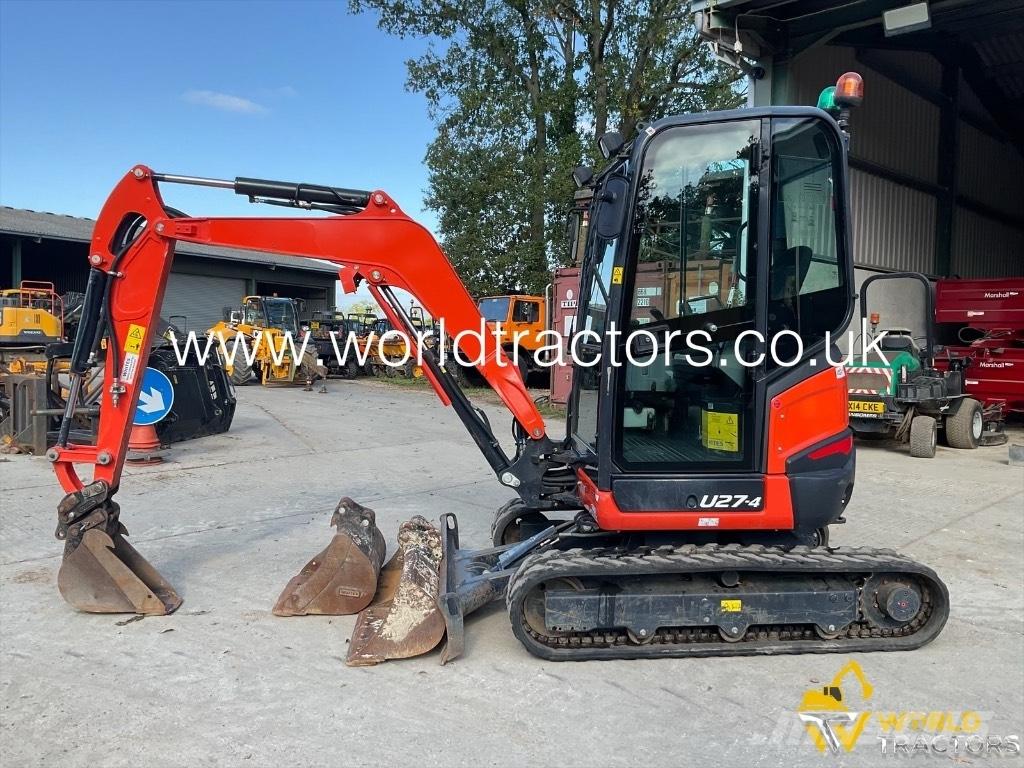 Kubota U 27 Мини екскаватори < 7 т