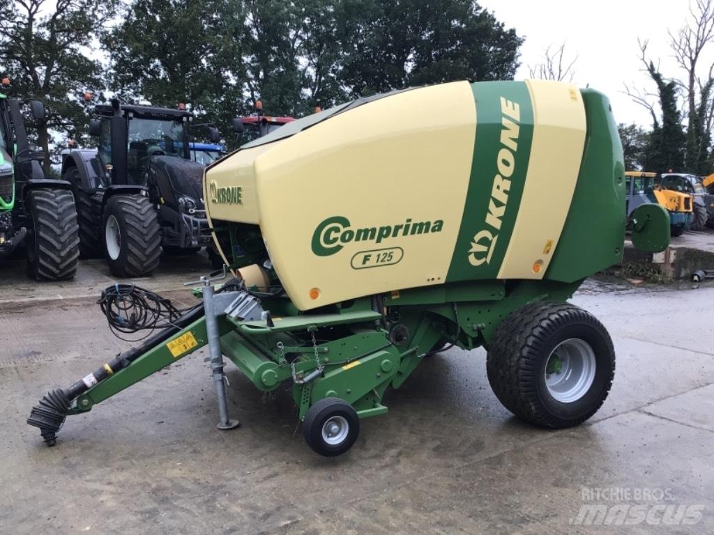 Krone Comprima f125 Сламопреси за кръгли бали
