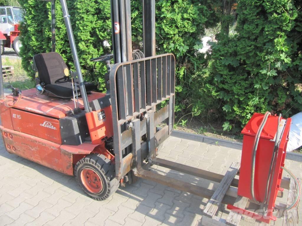 Linde E 16 Електрически вилични кари-повдигачи