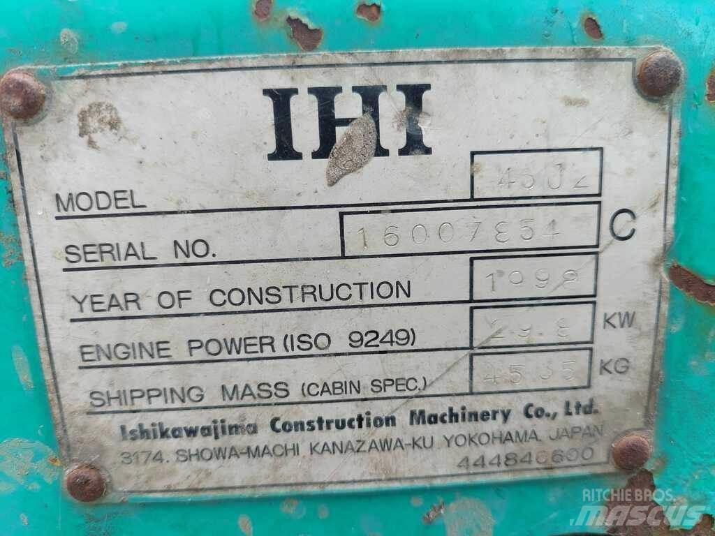 IHI 45J Мини екскаватори < 7 т
