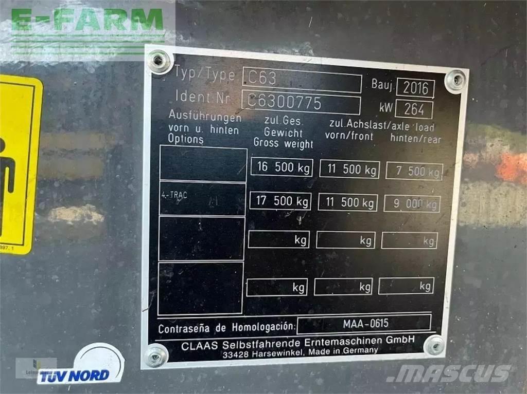CLAAS lexion 630 Комбайни