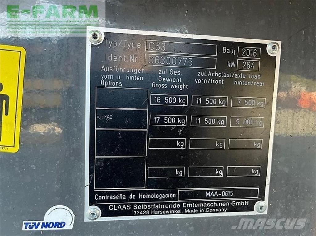 CLAAS lexion 630 Комбайни