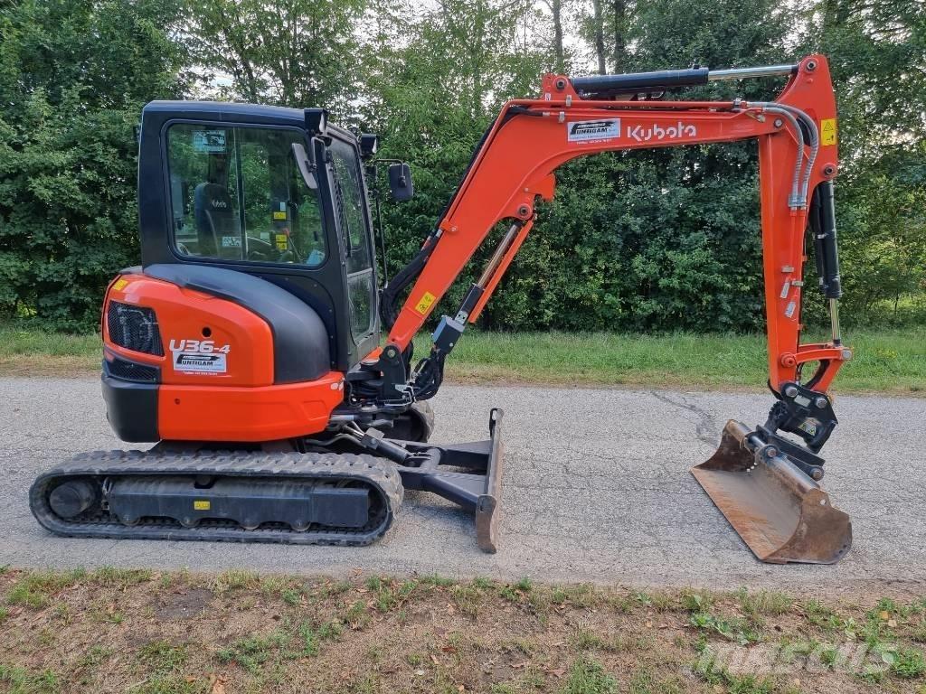 Kubota U 36-4 Мини екскаватори < 7 т