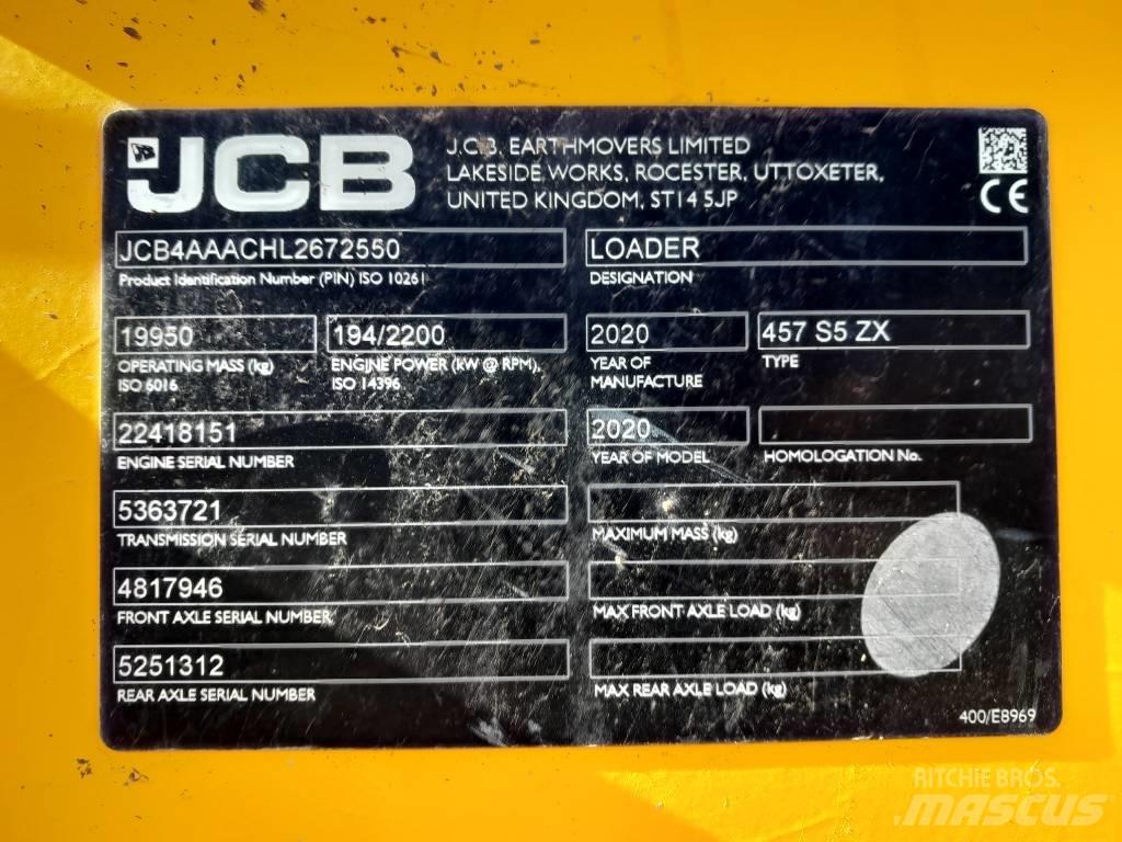JCB 457 ZX Колесни товарачи