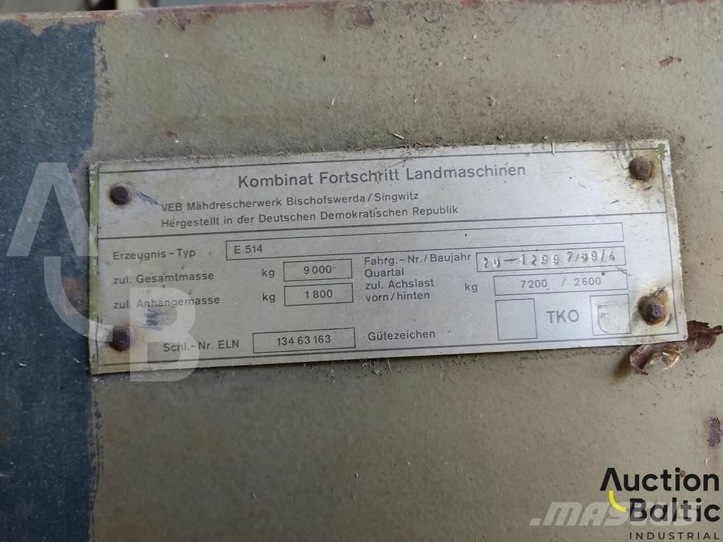 Fortschritt E 514 Комбайни