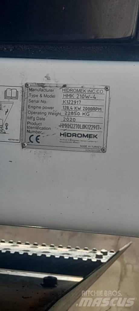 Hidromek HMK 210 W Колесни екскаватори