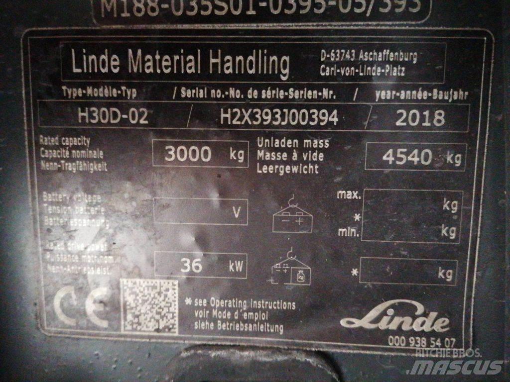 Linde H30D-02 Дизелови камиони