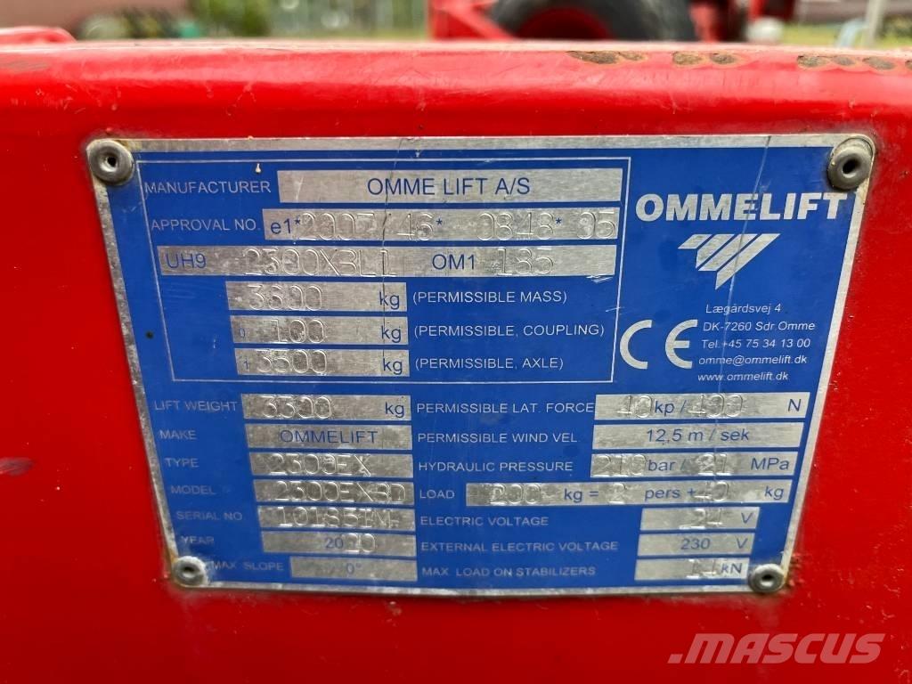 Omme 2300EXBD Моторизирани платформи с ремарке