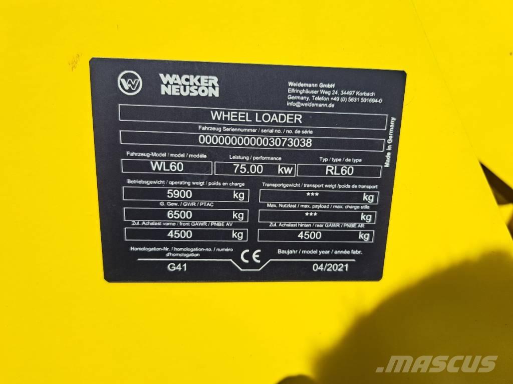 Wacker Neuson WL60 Колесни товарачи