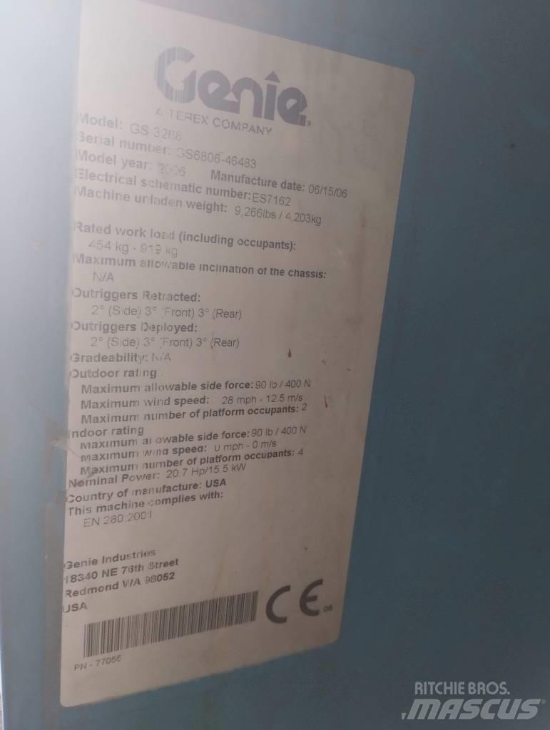 Genie GS 3268 Ножични работни платформи