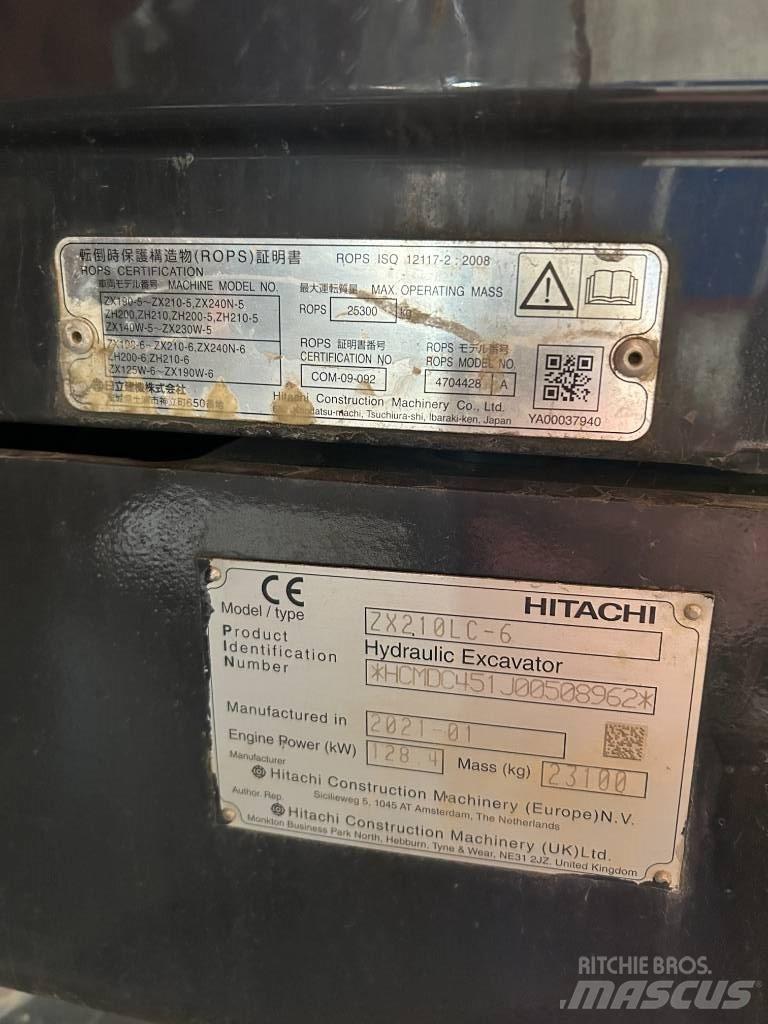 Hitachi ZX 210 LC-6 Верижен екскаватор