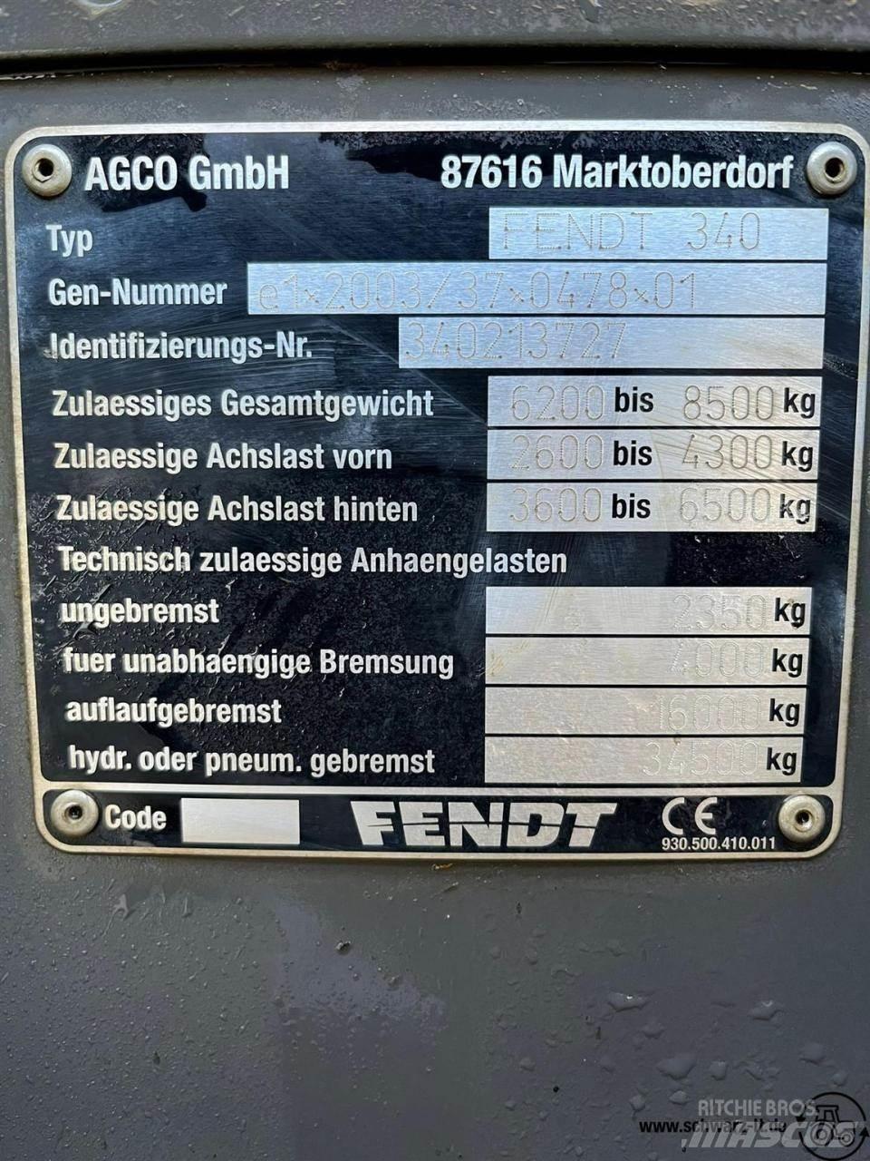 Fendt 313 Vario Трактори
