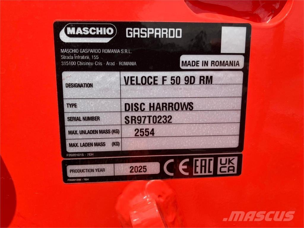Maschio Veloce 500 Дискови брани