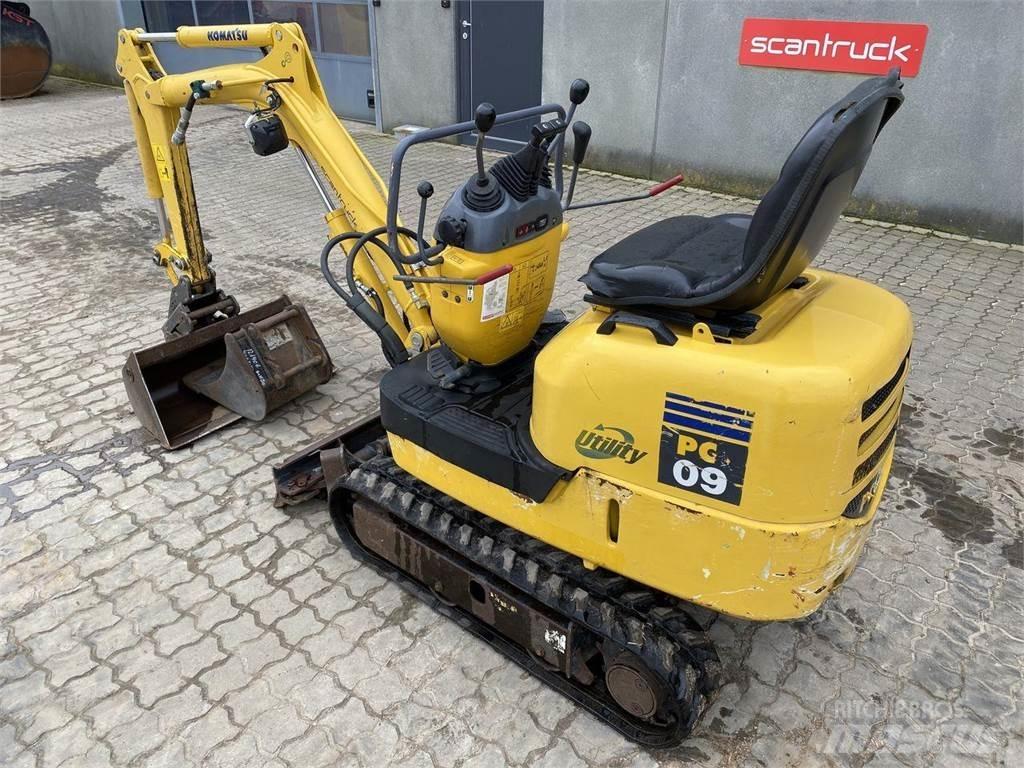 Komatsu PC09-1 Колесни екскаватори