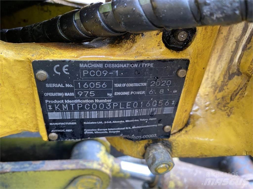 Komatsu PC09-1 Колесни екскаватори
