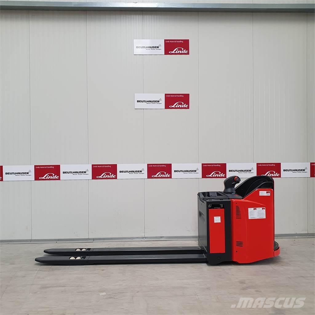 Linde T20SP lang Колички високоповдигачи с теглич