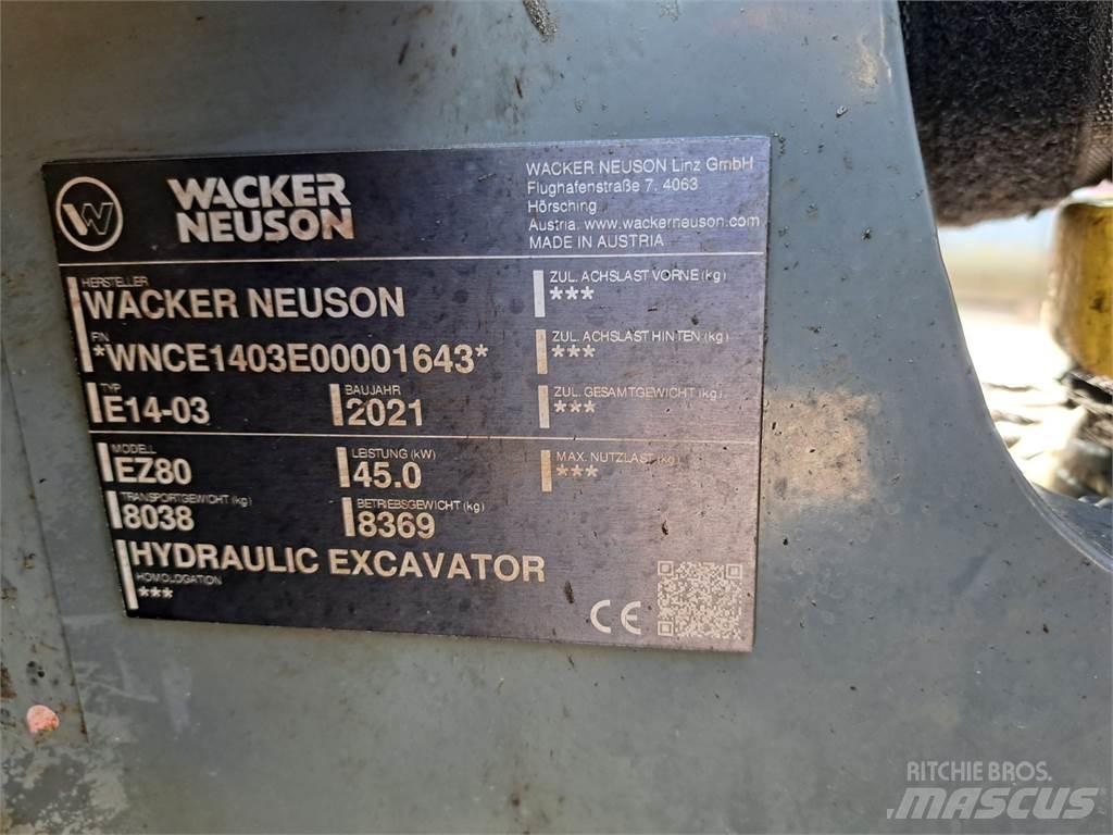 Wacker Neuson EZ80 Верижен екскаватор