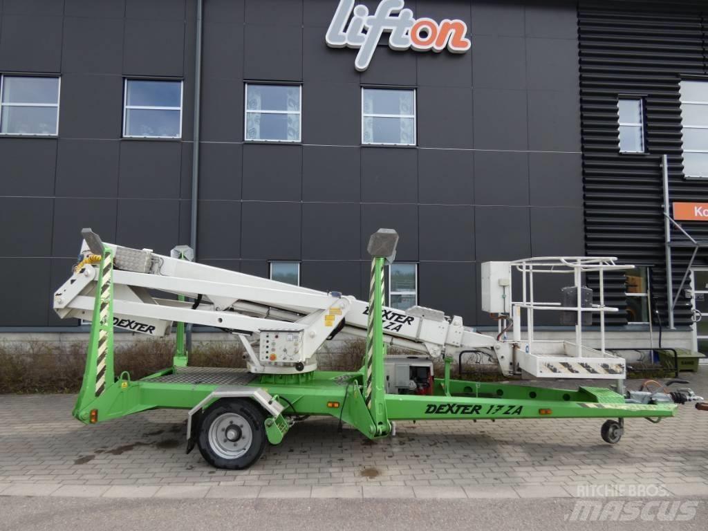 Dexter 17ZA Skylift Моторизирани платформи с ремарке