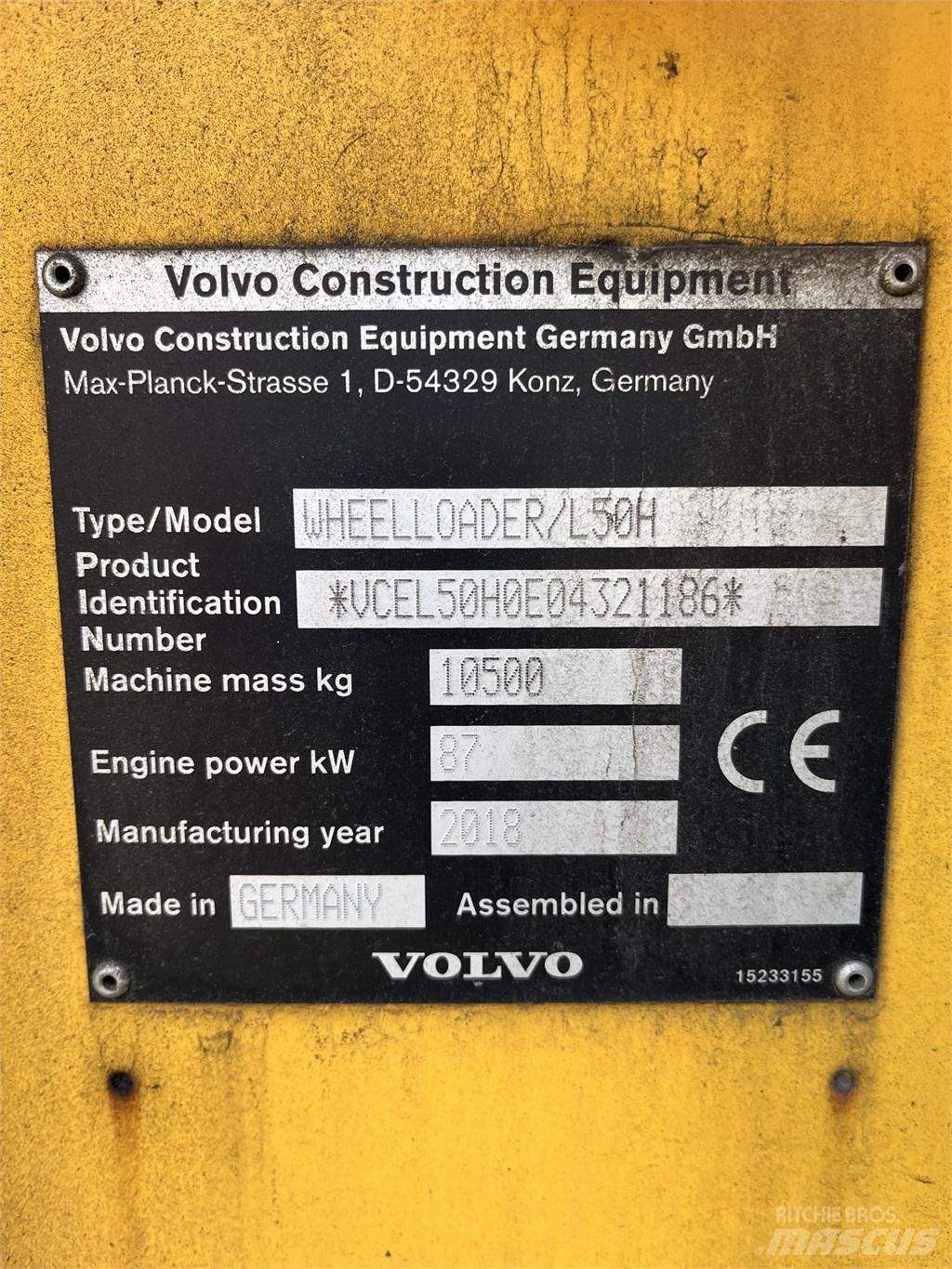 Volvo L 50 H Колесни товарачи
