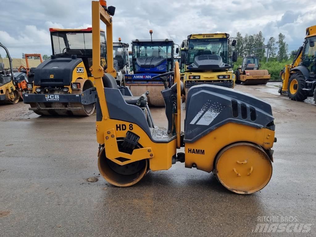 Hamm HD8 CW Двойни барабанни ролки
