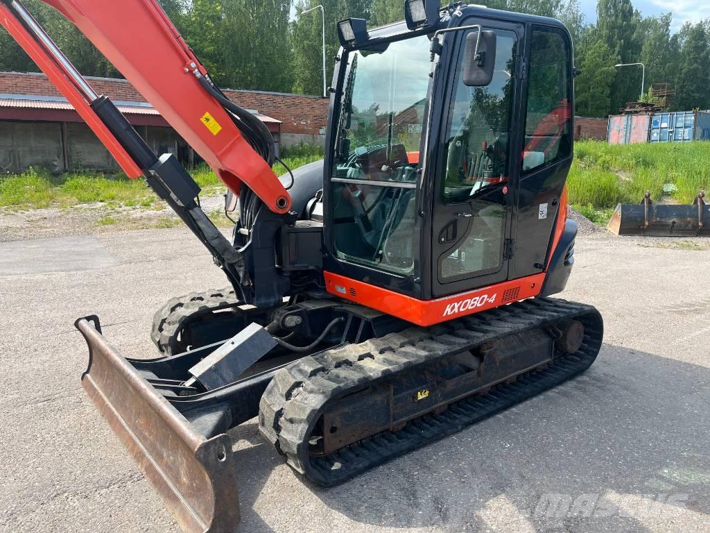 Kubota KX 080-4 Средни екскаватори 7т - 12т
