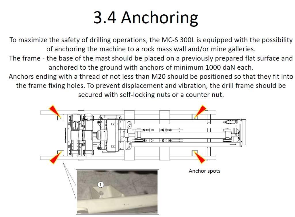 Comacchio MCS 300L Тунелни и подземни минни сондажи

