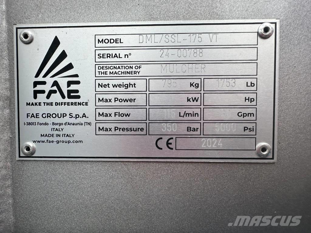 FAE DML/SSL-175 VT Машини за кастрене на дървета