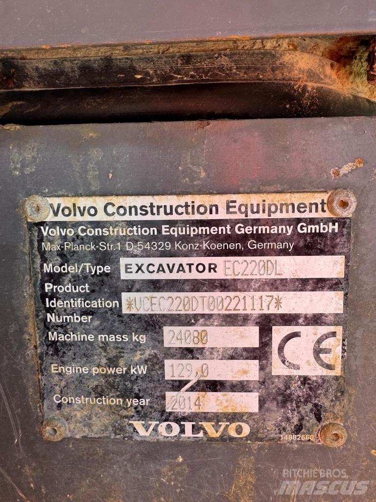 Volvo EC 220 DL Верижен екскаватор
