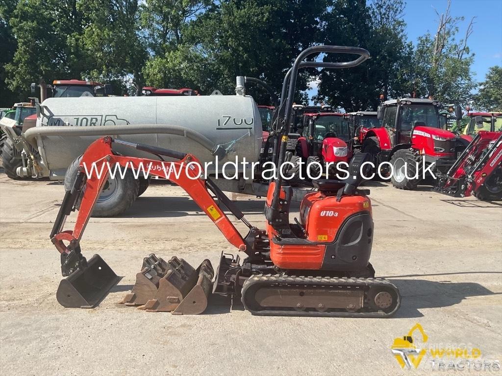 Kubota U 10-3 Мини екскаватори < 7 т