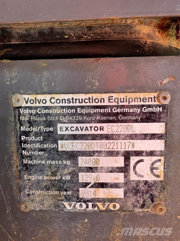 Volvo EC 220 DL Верижен екскаватор