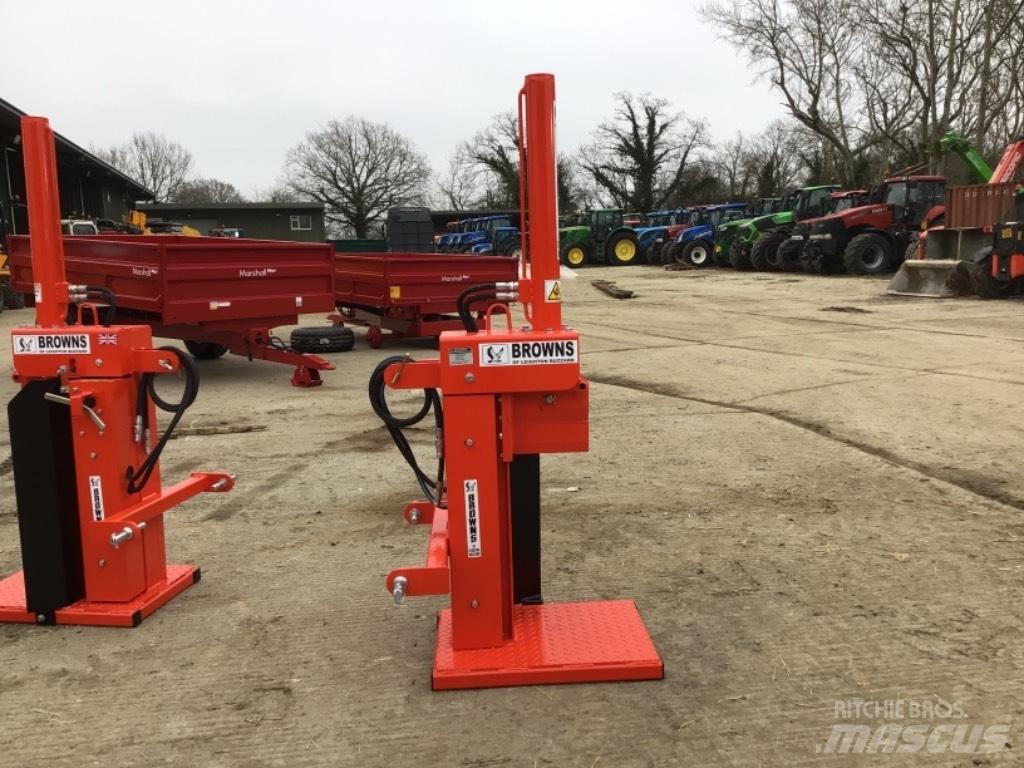 Browns Log splitter Машини за цепене и рязане на дърва
