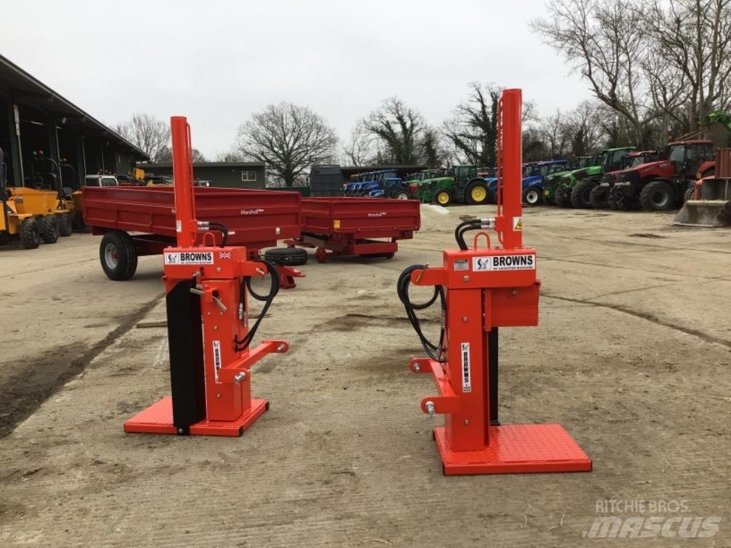 Browns Log splitter Машини за цепене и рязане на дърва