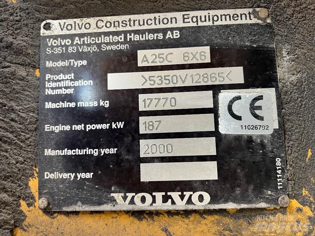 Volvo A25c Дъмпери/моторни превозни средства