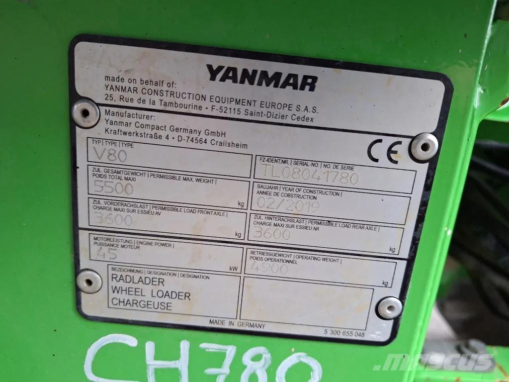 Yanmar V80 Колесни товарачи