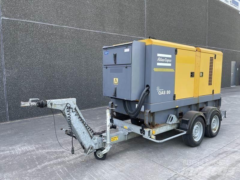 Atlas Copco QAS 80 Дизелови генератори
