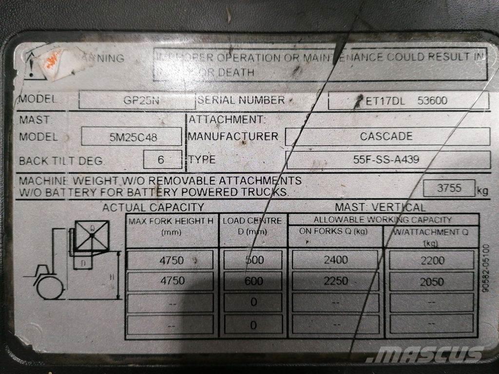 CAT GP25N Камиони с АГУ