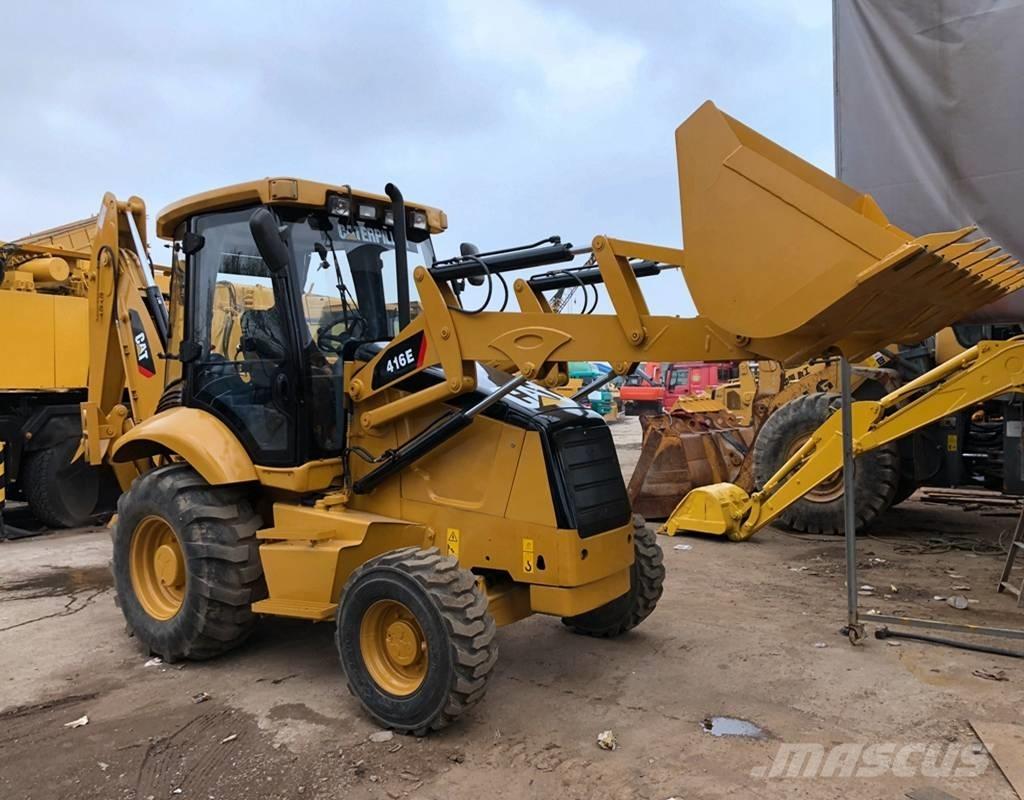 CAT 416E Товарач със заден ексватор