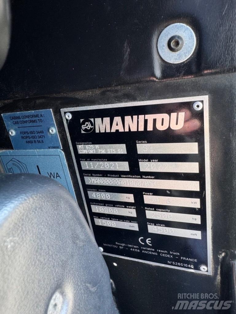 Manitou MT625H Телескопични товарачи