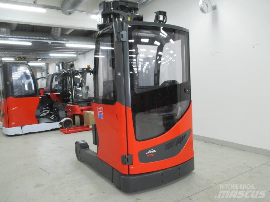 Linde R 20 Ретрак/ Високоповдигач с изместване на вилката напред