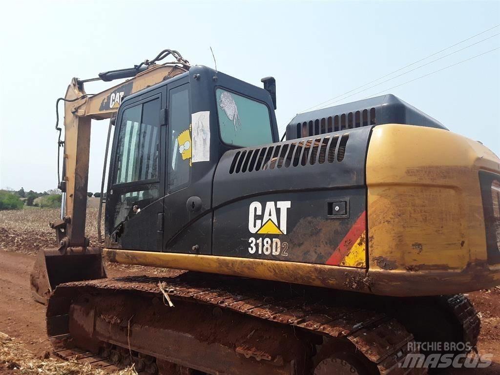 CAT 318D2L Верижен екскаватор