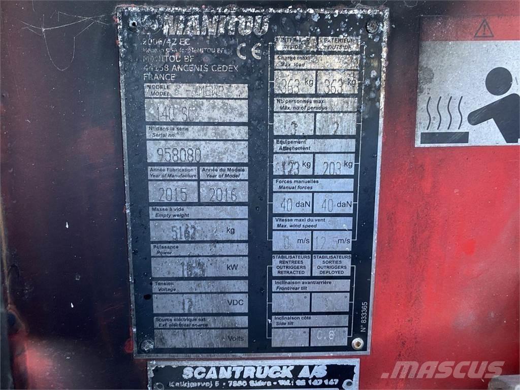 Manitou 140SC Ножични работни платформи