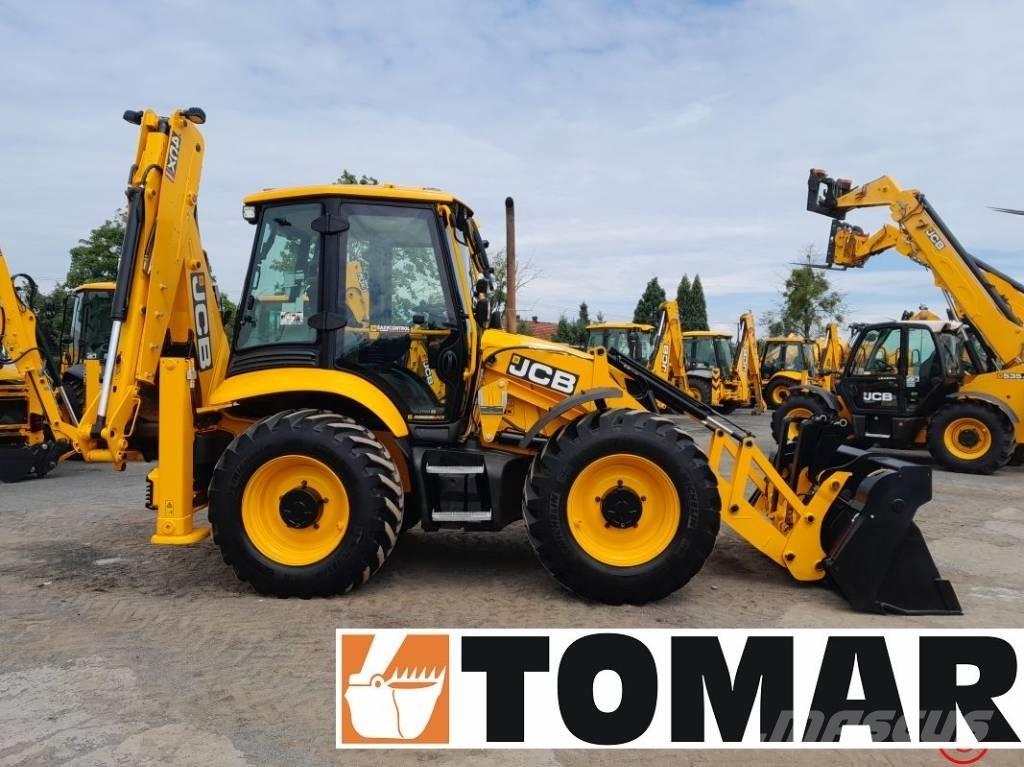 JCB 4 CX Товарач със заден ексватор