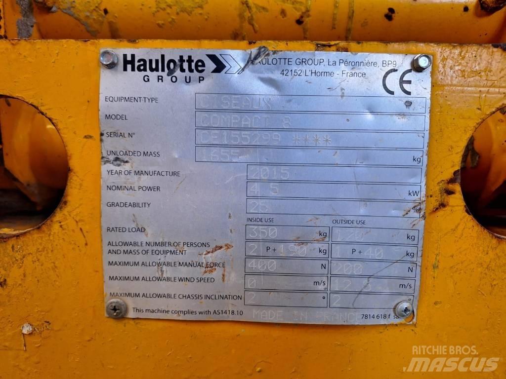 Haulotte Compact 8 Ножични работни платформи