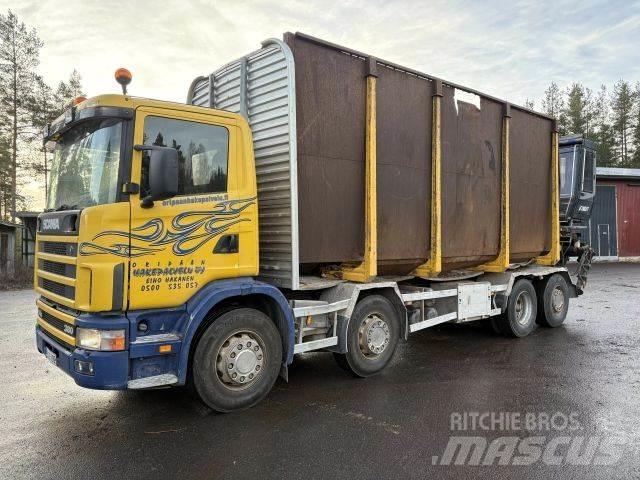 Scania R114 8X2 За превоз на дървени трупи