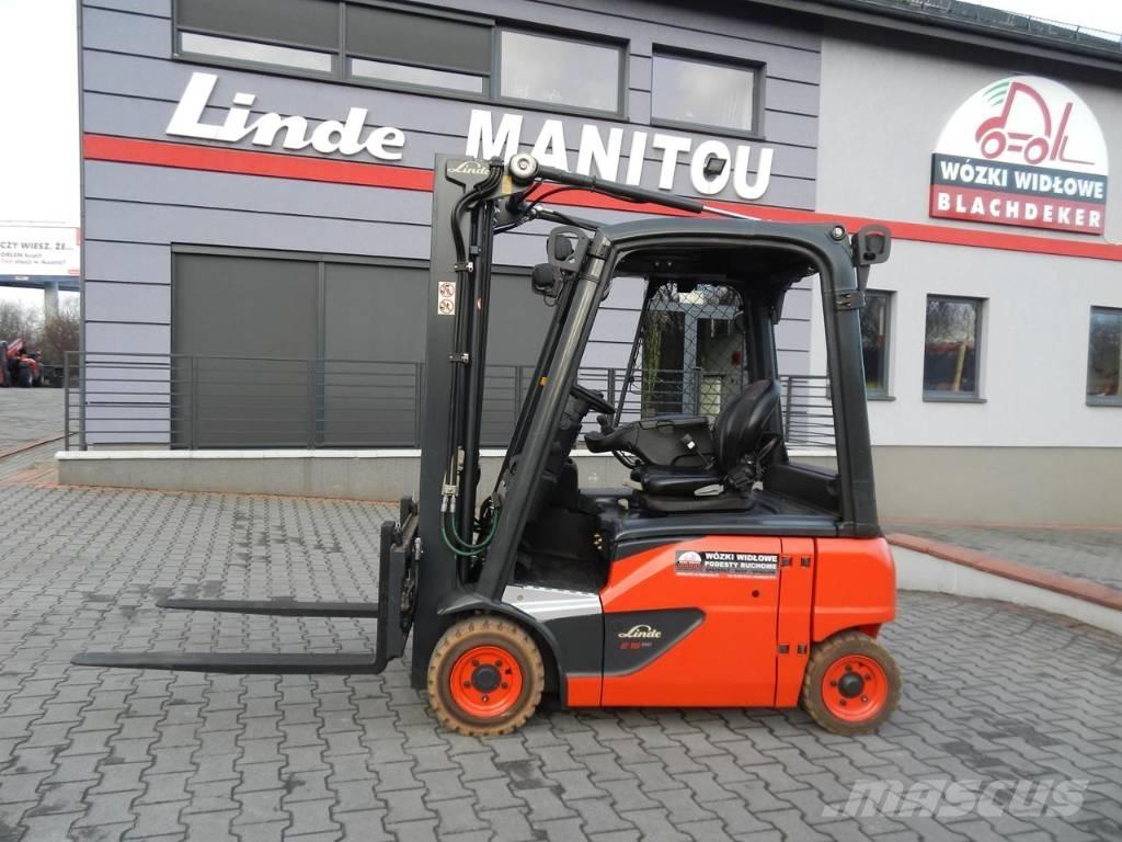 Linde E16P-02 Електрически вилични кари-повдигачи