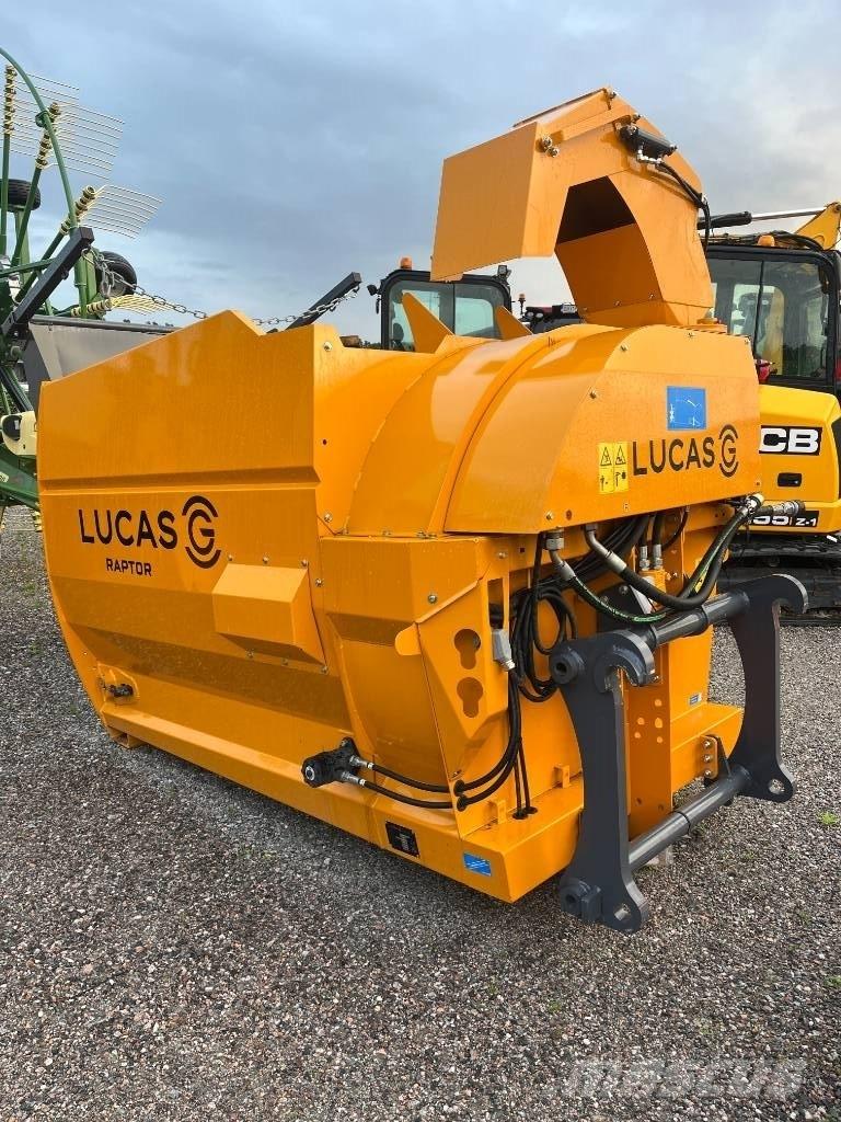 Lucas Raptor BK Резачки за бали, резачки и машини за отмотаване на бали
