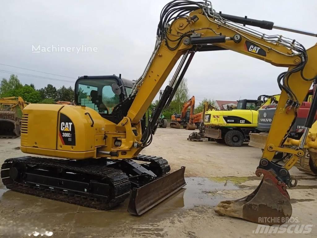 CAT 308E2CR Верижен екскаватор