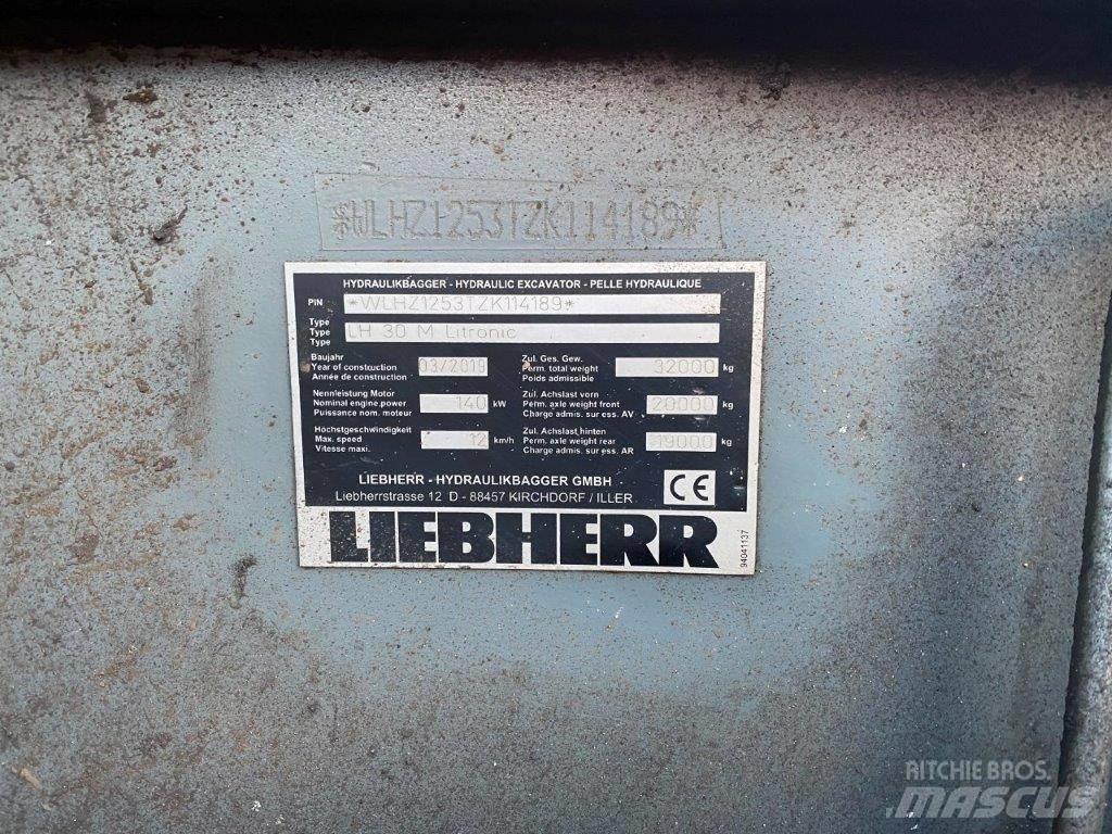 Liebherr LH 30 M Оператори на отпадъци/индустрия
